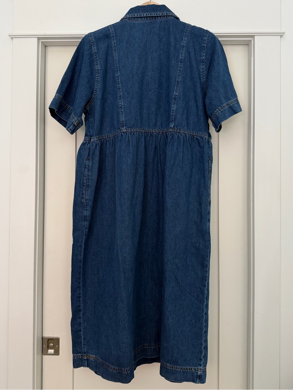 Aligne Denim Bow Dress from Anthropologie - Picture 8 of 8
